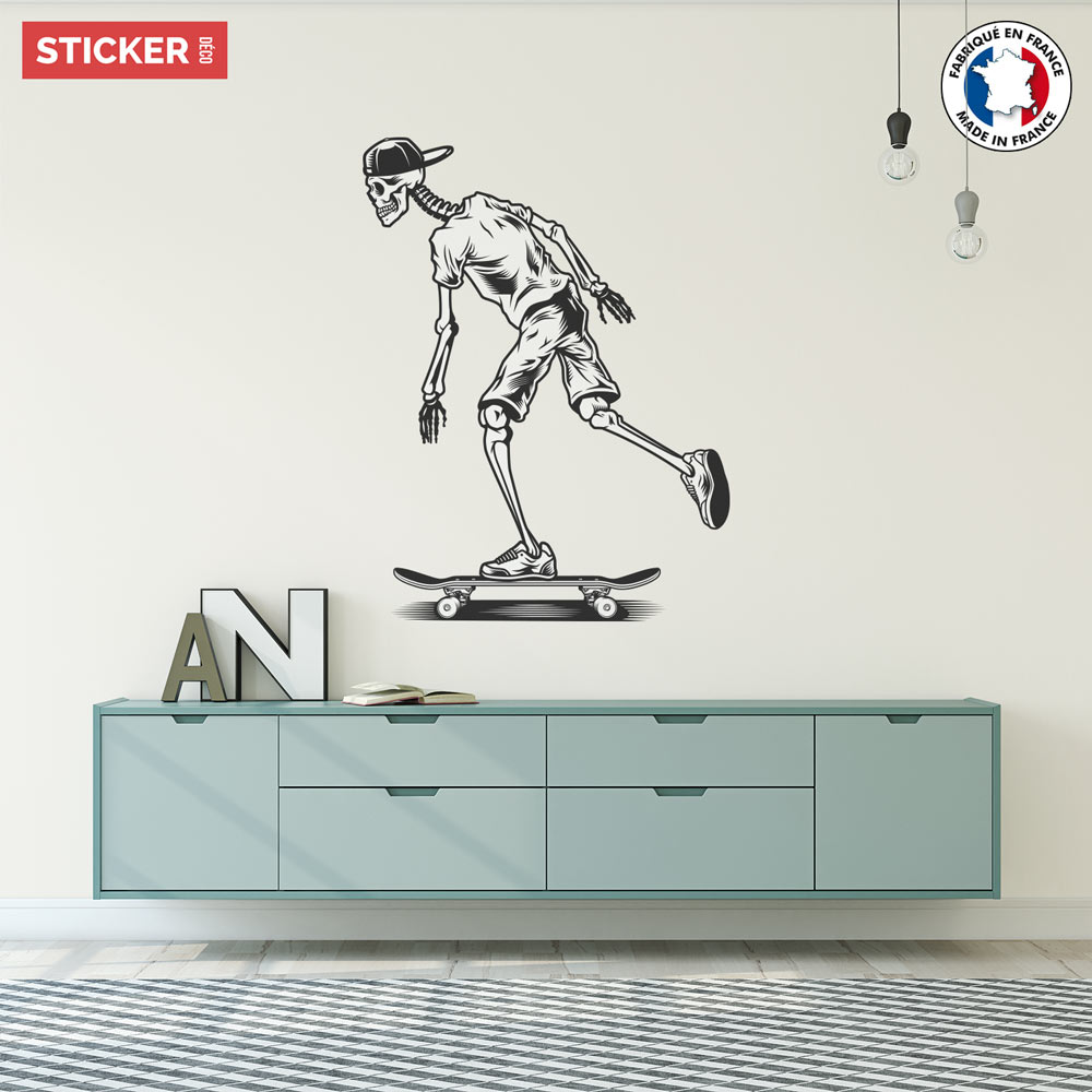 Support mural pour planche de skateboard. Fabrication française