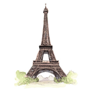 Sticker Tour Eiffel Classic