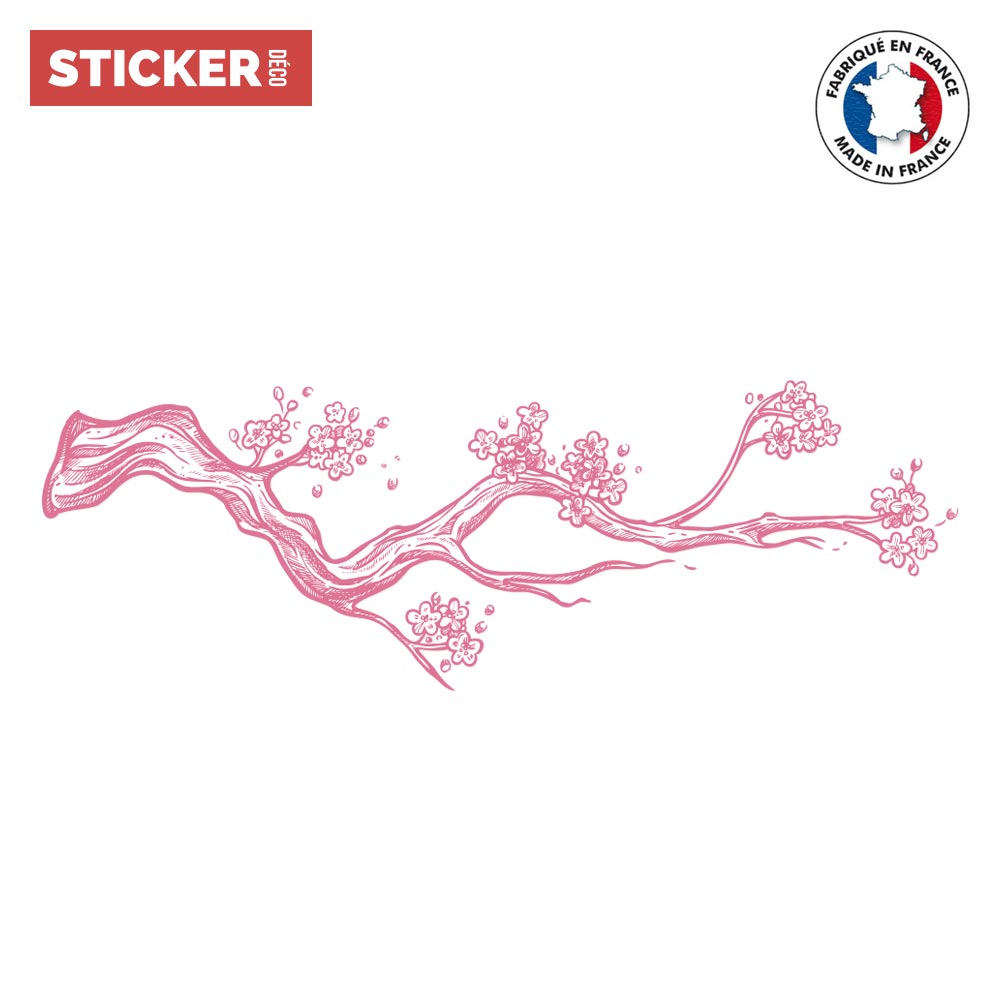 Stickers branche de cerisier sakura - Des prix 50% moins cher qu'en magasin