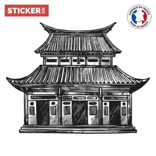 Sticker Zen Temple