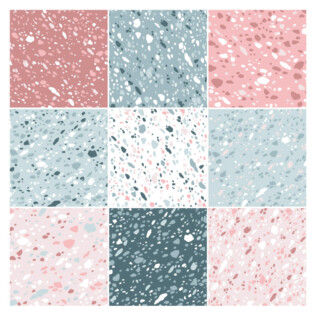 Stickers Carreaux Terrazzo Pastel