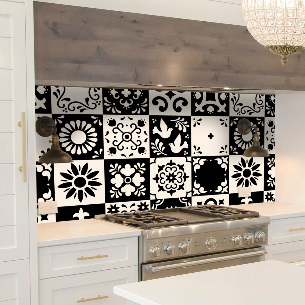 Credence Adhesive pour Cuisine Salle de Bain, Faux Carrelage Adhesif Mural  Blanc Credence Cuisine Adhesive, ImperméAble