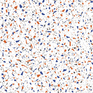 Crédence Adhésive Terrazzo Orange