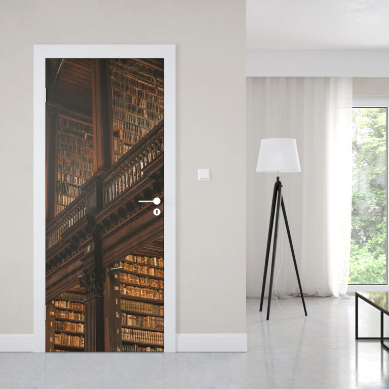 Sticker Porte Bibliotheque Harry Potter | Portes | StickerDeco.fr