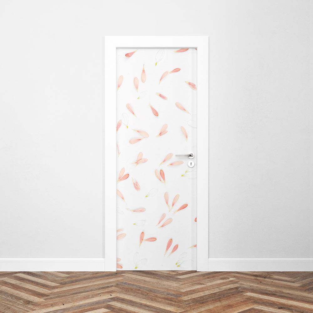Autocollant Mural Décoratif Tulup - Motif « Les Plumes Et Les Fleurs » - 85x205 Cm - Neuf, Repositionnable