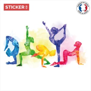 Sticker postures de yoga
