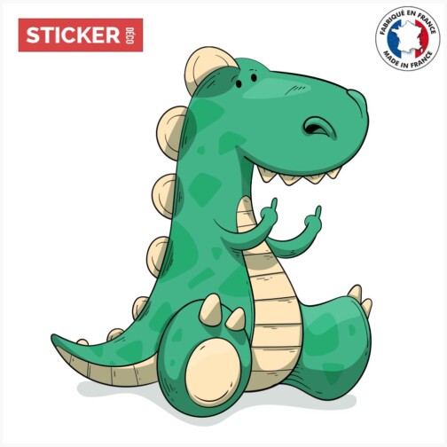 Sticker dinosaure fuck