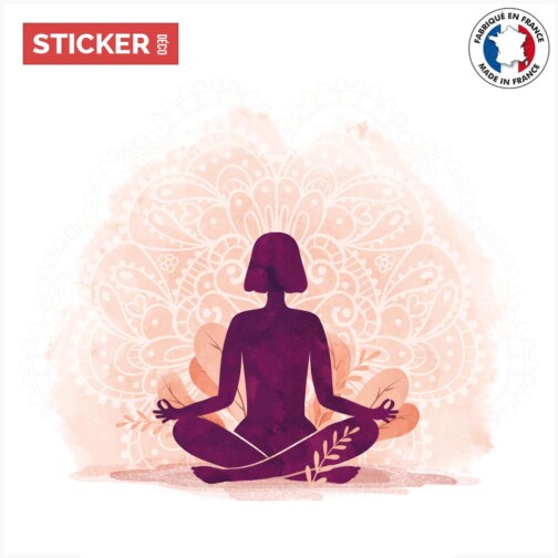 Sticker meditation mandala