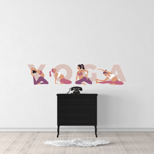 Sticker yoga femmes enceintes