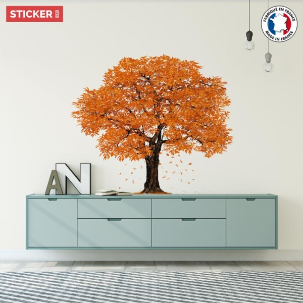 Sticker Arbre Automne - Stickers Arbres Adhésifs | Stickerdeco.fr