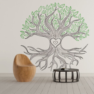 Sticker Arbre De Vie Chene