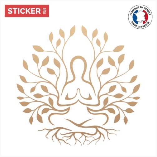 Sticker Arbre De Vie Meditation