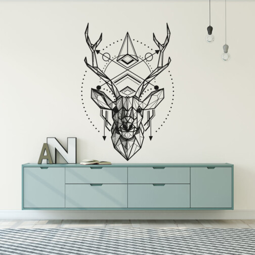 Sticker Cerf Esoterisme