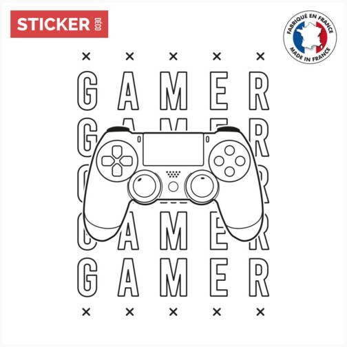 Sticker Jeux Video Manette