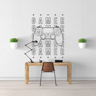Sticker Muraux Gamer 3D,Autocollant mural de Gamer,3D Sticker
