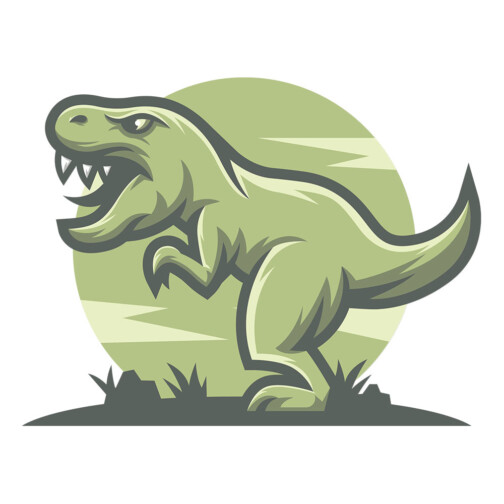 Sticker T-Rex Embleme