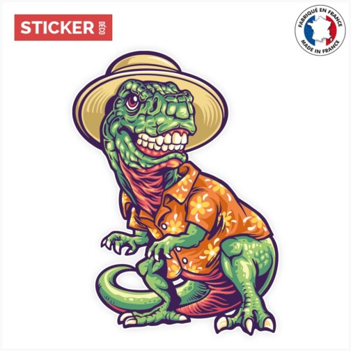Sticker T-Rex Touriste