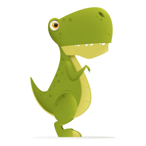 Sticker T-rex Cartoon