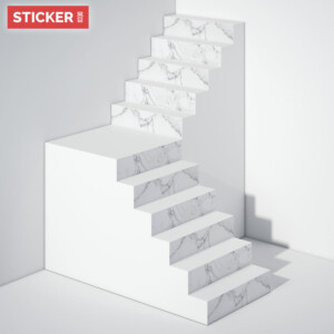 Stickers Escaliers Imitation Marbre
