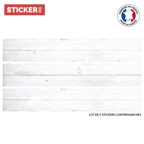 Stickers Escaliers Bois Blanc