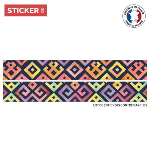 Stickers Escaliers Ethnique