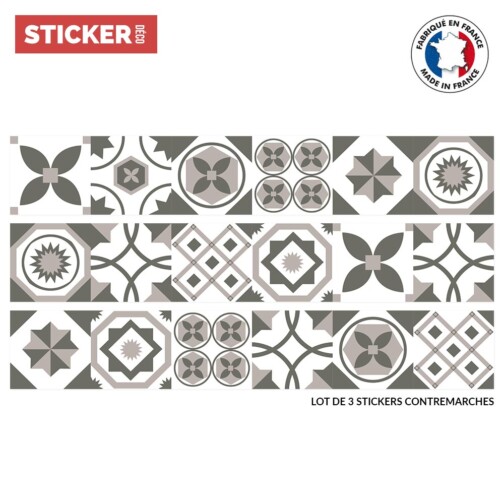 Stickers Escaliers Mosaïque