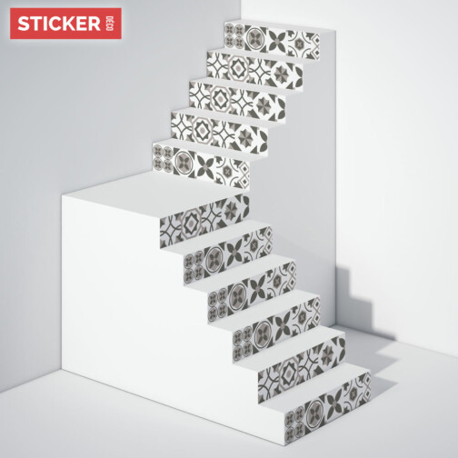 Stickers Escaliers Mosaïque