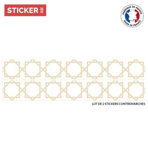 Stickers Escaliers Ornement Arabe