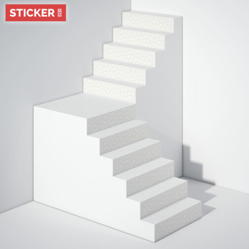Stickers Escaliers Ornement Geometrique