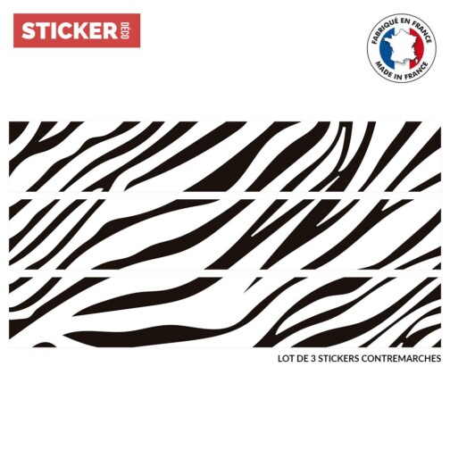 Stickers Escaliers Zebre