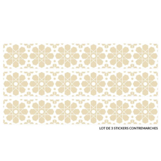 Stickers Escaliers Zellige Orientale Beige