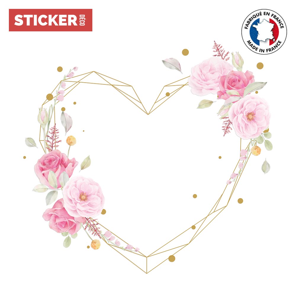 Thedecofactory - COEURS - Stickers repositionnables tableaux