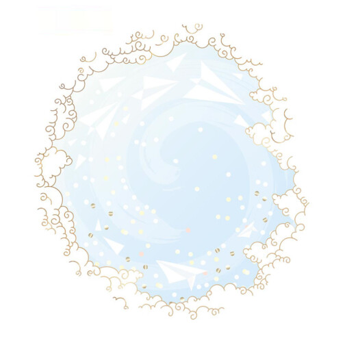 Autocollant Pour Plafond Nuages Bleus
