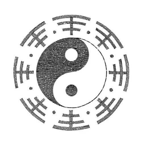 Plafonnier Adhésif Yin Et Yang