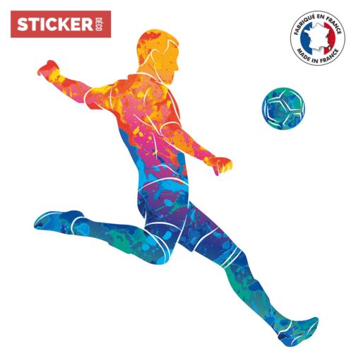 Sticker Football La Frappe