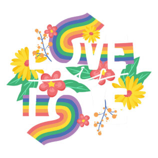 Sticker Love Is Love
