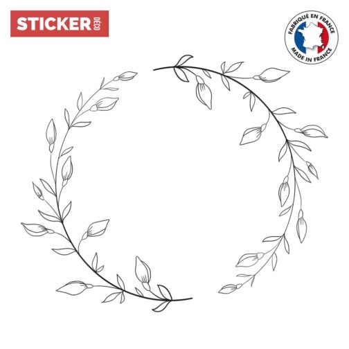 Sticker Plafonnier Branches Doodle