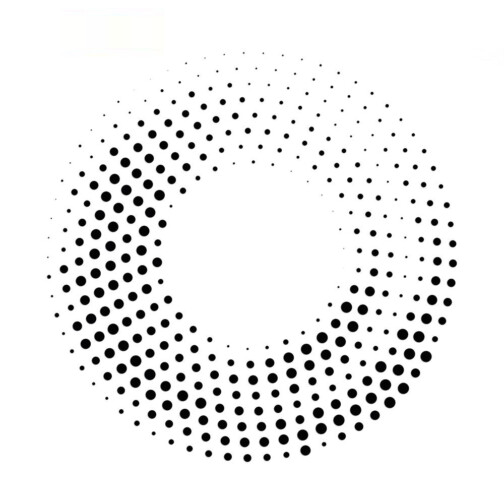 Sticker Pour Plafond Cercle De Points
