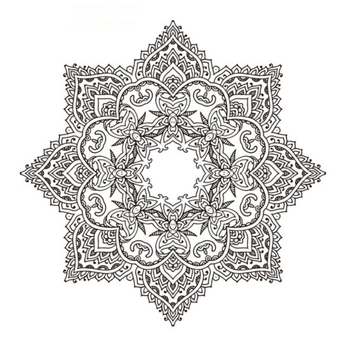 Sticker Pour Plafond Mandala Etoile