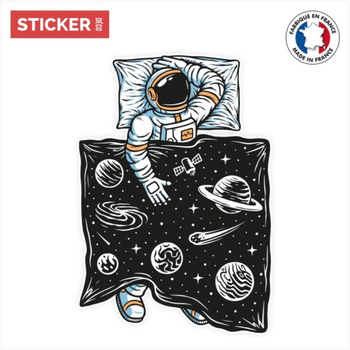 Sticker Cosmonaute Chez Soi