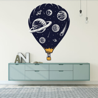 Sticker Espace Ballon