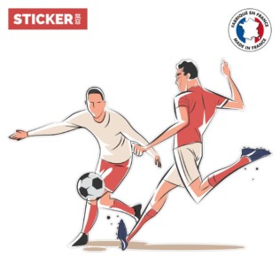 Sticker Football Contre Attaque