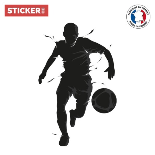 Sticker Football Dessin Monochrome