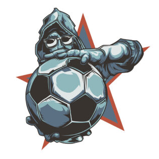 Sticker Football Logo