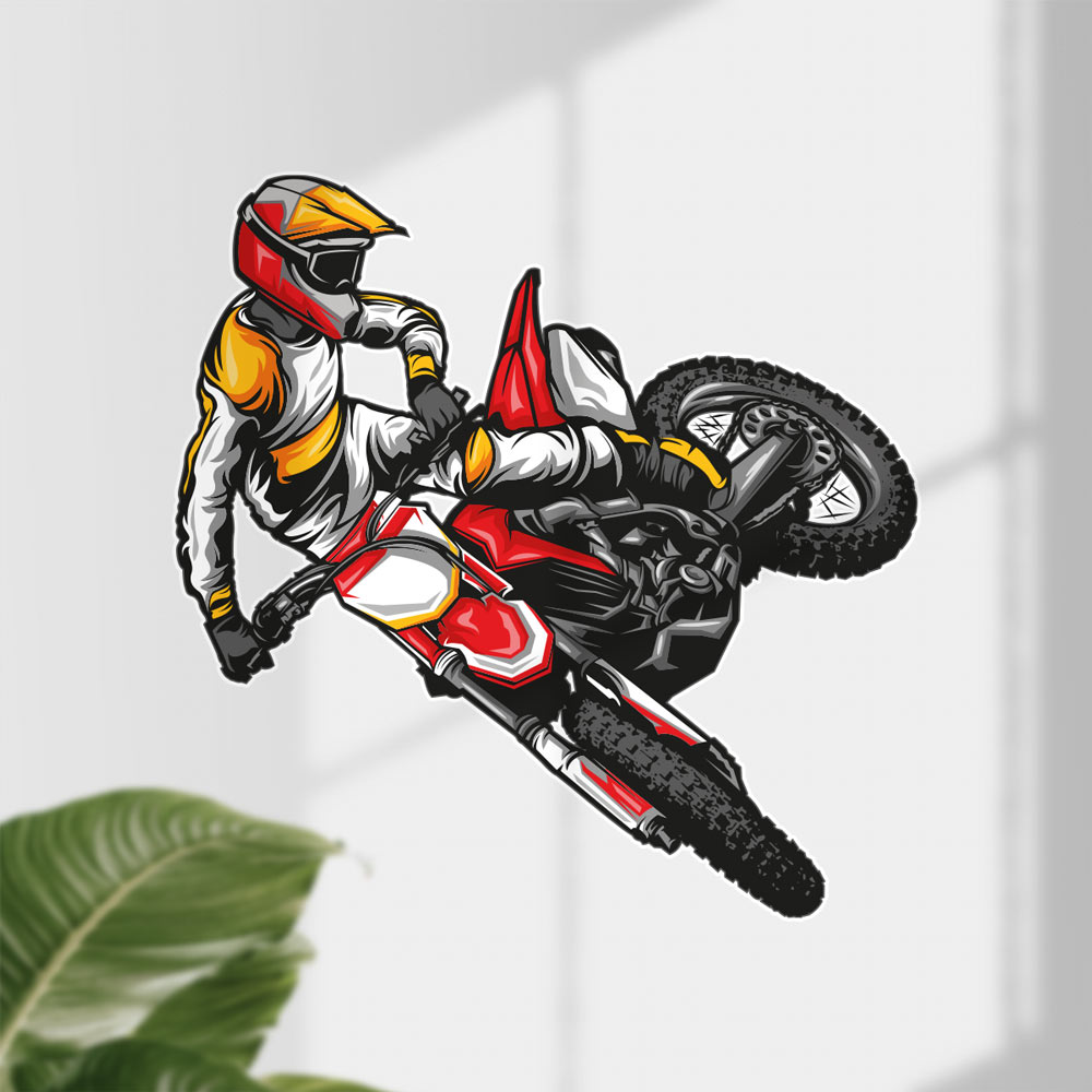 Stickers Moto Course - Autocollant muraux et deco