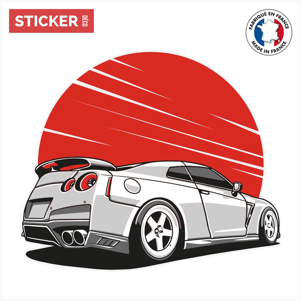 Sticker autocollant Voiture Sport - Art Déco Stickers