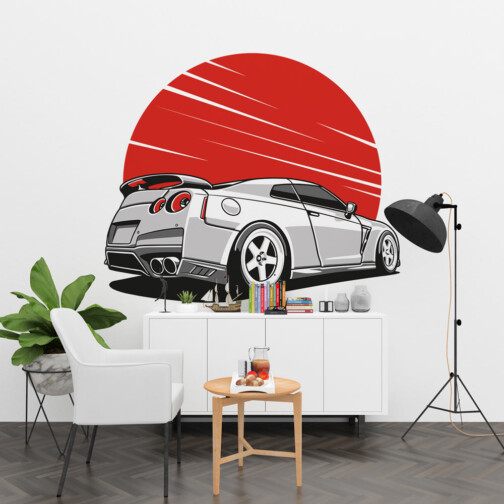 Sticker Sport Car Skyline