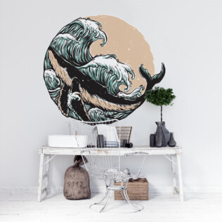 Sticker Baleine Dessin