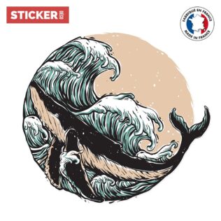 Sticker Baleine Dessin