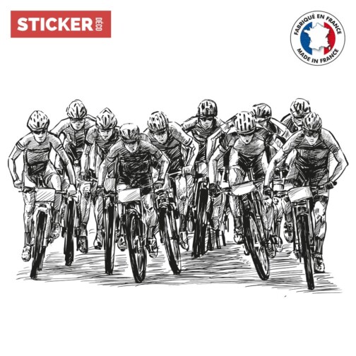Sticker Cyclisme Sur Route